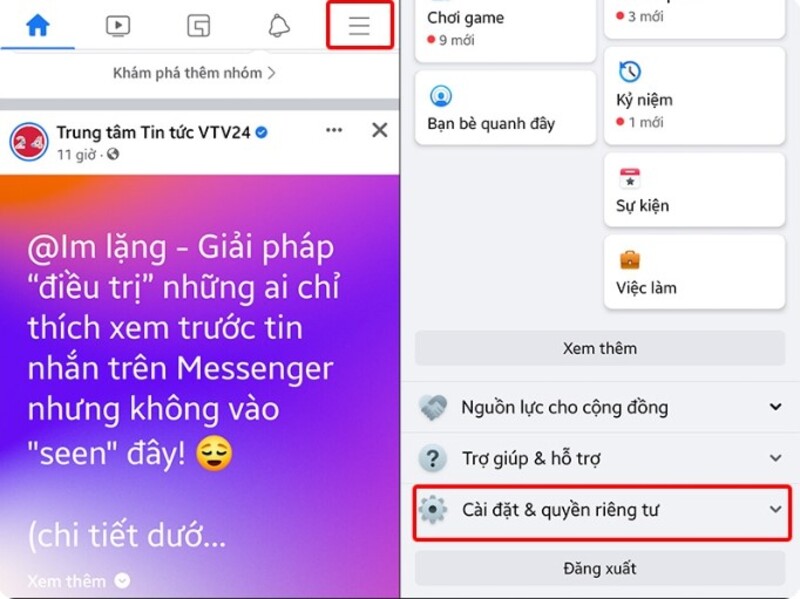 cách bỏ chặn trên facebook điện thoại