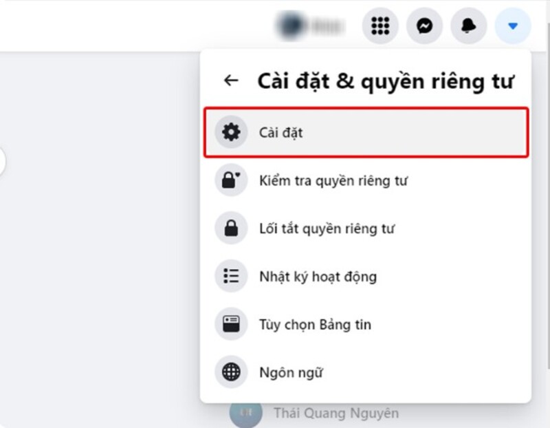 cách bỏ chặn trên facebook máy tính