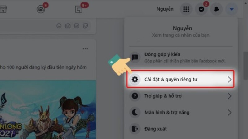 cách chọc bạn bè trên facebook máy tính