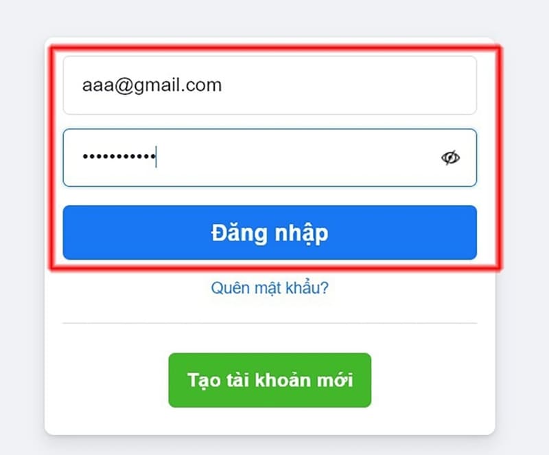 cách đăng nhập facebook trên máy tính