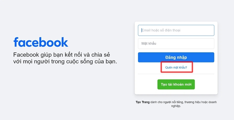 cách đổi mật khẩu facebook máy tính