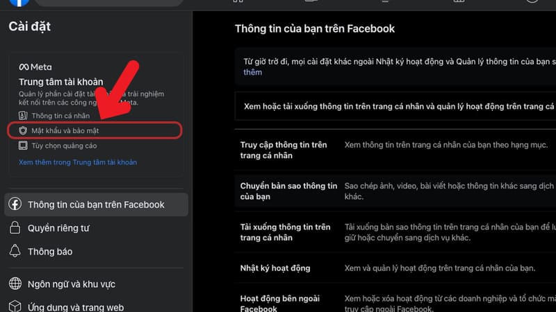 cách đổi mật khẩu fb máy tính