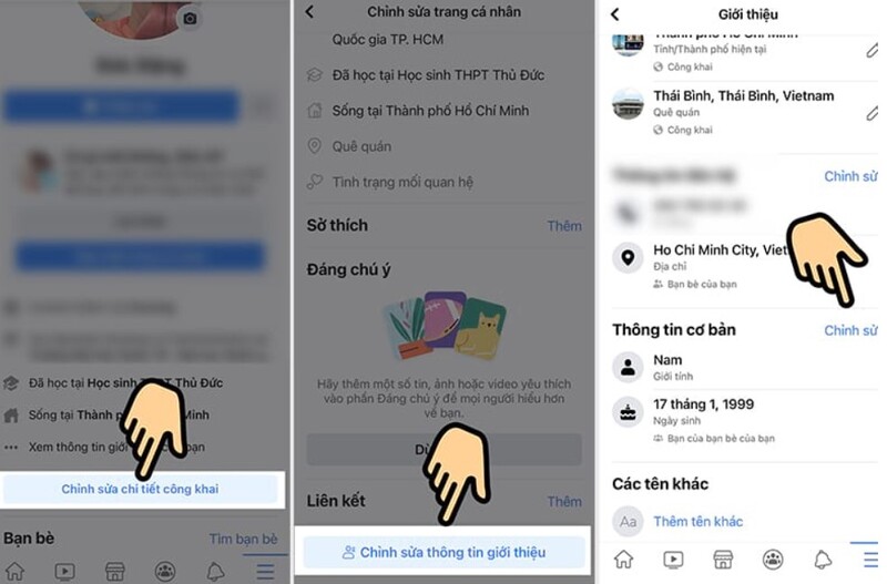 cách đổi ngày sinh facebook