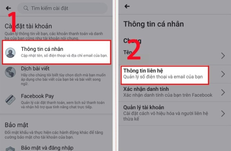 cách đổi số điện thoại trên facebook điện thoại