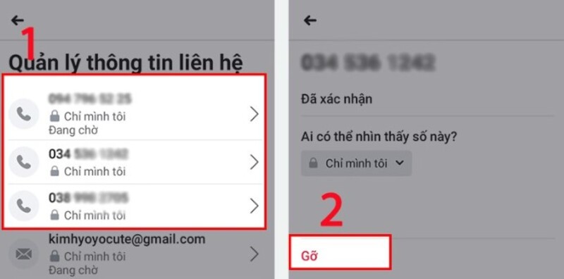 cách đổi số điện thoại trên facebook điện thoại