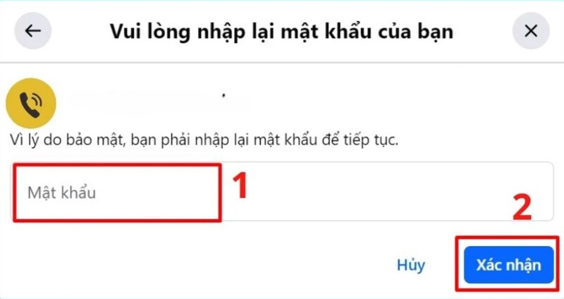 cách đổi số điện thoại trên facebook máy tính