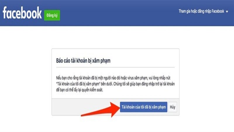 cách lấy lại mật khẩu Facebook vị hack