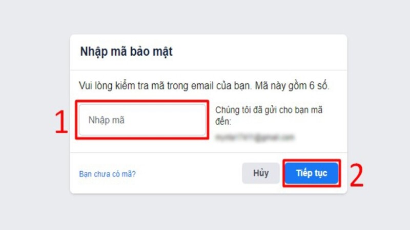 Cách lấy lại mật khẩu fb