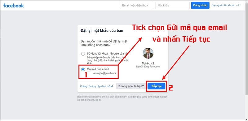 cách lấy lại mật khẩu fb bằng mật khẩu cũ