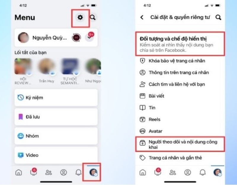 cách tắt bình luận facebook bằng điện thoại