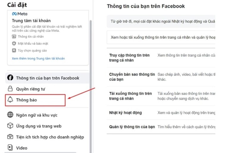 cách tắt thông báo sinh nhật bạn bè facebook máy tính