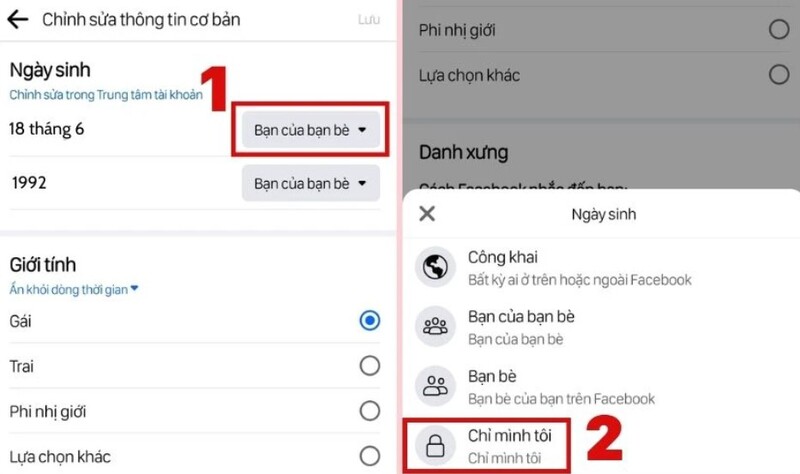 cách tắt thông báo sinh nhật của bạn trên facebook điện thoại