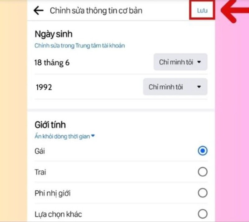 cách tắt thông báo sinh nhật của bạn trên facebook điện thoại