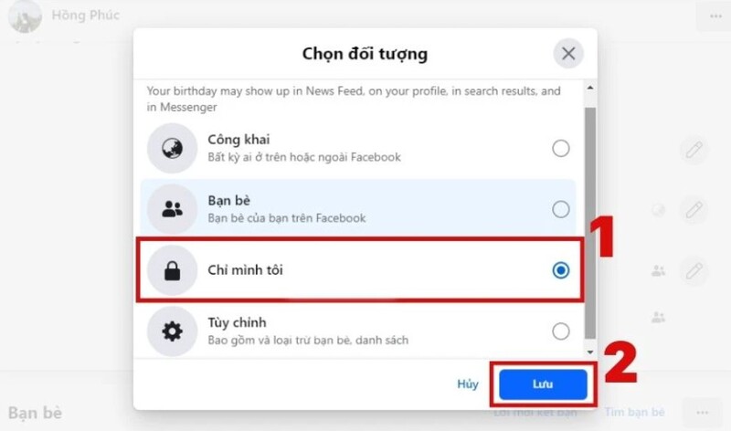 cách tắt thông báo sinh nhật của bạn trên facebook máy tính