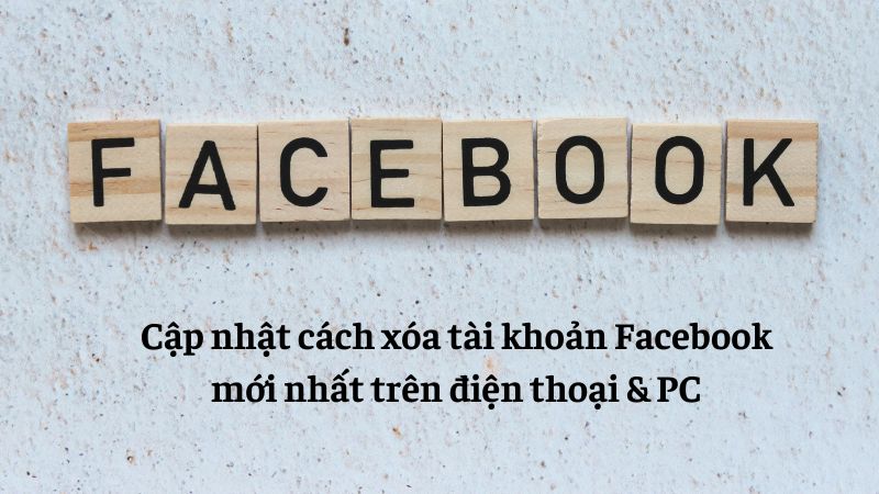 cách xóa tài khoản facebook