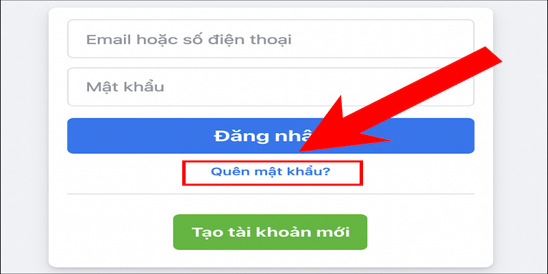 cách lấy lại fb bằng cccd