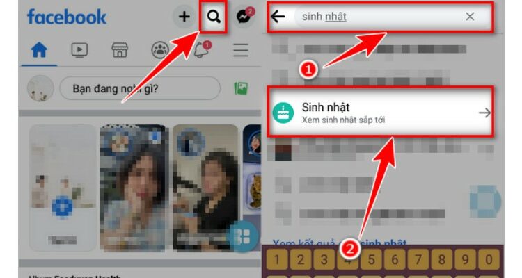 cách xem sinh nhật bạn bè trên fb