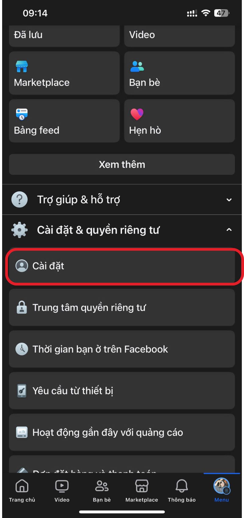 hướng dẫn bật thanh lối tắt trên facebook