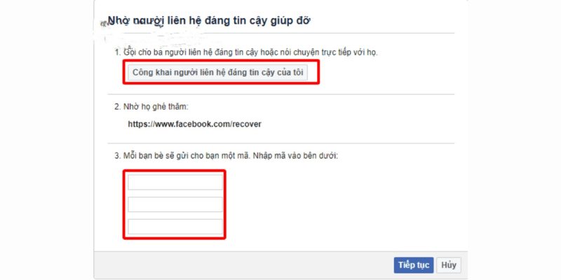 mở tài khoản fb vô hiệu hóa