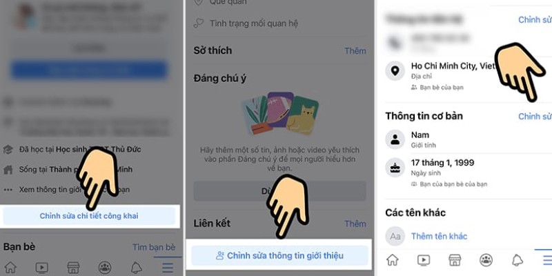 xem sinh nhật trên fb